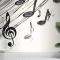 Müzik Notaları Çizimi Duvar Kağıdı