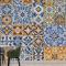 Desenli Çini Mutfak Duvar Kağıdı
