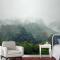 Sisli Dağlar Ve Orman Manzarası Duvar Kağıdı