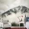 Karlı Dağ Manzarası Duvar Kağıdı 