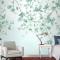 Yumuşak Yeşil Çiçeği Duvar Kağıdı 