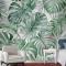 Tropikal Yaprak Desenli Duvar Kağıdı 