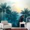 Tropikal Palmiye Ormanı Duvar Kağıdı 