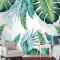 Tropikal Palmiye Yaprağı Duvar Kağıdı 