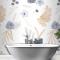 Suluboya Çiçek Desenli Banyo Duvar Kağıdı