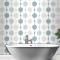 Düz Tasarım İskandinav Desenli Banyo Duvar Kağıdı