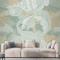 Çiçek Desenli Oturma Odası Duvar Kağıdı 