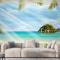 Deniz Kenarı Ahşap İskele Duvar Kağıdı