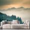 Puslu Dağ Manzaralı Duvar Kağıdı 