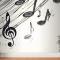 Müzik Notaları Çizimi Duvar Kağıdı