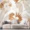 Palmiye Yaprağı Duvar Kağıdı  Ile Nötr Boho Bitkiler