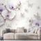 Mor Orkide Çiçek Duvar Kağıdı 