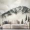 Karlı Dağ Manzarası Duvar Kağıdı 