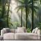 Tropikal Orman Orman Manzarası Duvar Kağıdı 