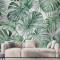 Tropikal Yaprak Desenli Duvar Kağıdı 