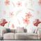 Suluboya Çiçek Desenli Duvar Kağıdı 