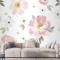 Suluboya Çiçek Duvar Kağıdı 