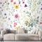Suluboya Kır Çiçeği Duvar Kağıdı 