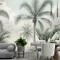 Egzotik Palmiye Ağacı Manzara Duvar Kağıdı
