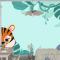 Uluslararası Kaplan Günü Farkındalığı Çocuk Odası Duvar Kağıdı  Için Düz Arka Plan