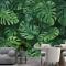 Yeşil Tropikal Yapraklar Duvar Kağıdı