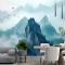 Puslu Dağ Manzarası Duvar Kağıdı 