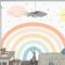 Soft Renk Gökkuşağı Çocuk Odası Duvar Kağıdı
