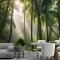 Tropikal Orman Orman Manzarası Duvar Kağıdı 