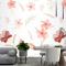 Suluboya Çiçek Desenli Duvar Kağıdı 