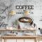 3 Boyutlu Kahve Temalı Duvar Kağıdı