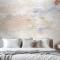 Tuval Yatak Odası Duvar Kağıdı Duvar Üzerine Toprak Tonunda Boya