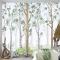 Çocuk Odası Duvar Kağıdı Orman Ağaç Manzarası