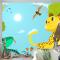 Elle Çizilmiş Biyoçeşitlilik Çocuk Odası Duvar Kağıdı 