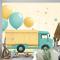 Kamyon Balon Çocuk Odası Duvar Kağıdı