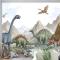 Kids Softs Dinozor Jurassic Dünya Çocuk Odası Duvar Kağıdı