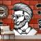 Tuğla Arka Plan Barbershop Duvar Kağıdı