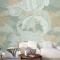 Çiçek Desenli Oturma Odası Duvar Kağıdı 