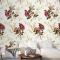 Çiçek Vintage Tarzı Dikişsiz Desen Duvar Kağıdı