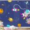 Elle Çizilmiş Galaxy Boys Çocuk Odası Duvar Kağıdı