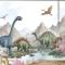 Kids Softs Dinozor Jurassic Dünya Çocuk Odası Duvar Kağıdı