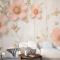 Kelebekli Pembe Elmas Papatya Duvar Kağıdı
