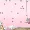 Pembe Kare Puantiyeli Çocuk Odası Duvar Kağıdı