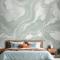 Swish Adaçayı Mermer Yatak Odası Duvar Kağıdı