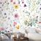 Suluboya Kır Çiçeği Duvar Kağıdı 
