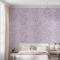 Lila Çiçek Desen 16 M2 Duvar Kağıdı 771023