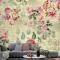 Güzel Çiçek Desenli Duvar Kağıdı 
