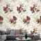 Çiçek Vintage Tarzı Dikişsiz Desen Duvar Kağıdı