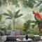 Tropikal Orman Bitkileri Duvar Kağıdı 