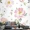 Suluboya Çiçek Duvar Kağıdı 