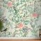 Duvar Kağıdı Duvarı İçin Vintage Dekoratif Bahçe Kusursuz Deseni